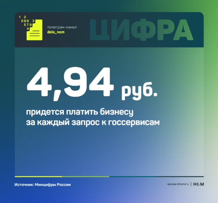 Бизнес против платы за доступ к госсервисам  Введение платы за обращения юрлиц к государственной системе межведомственного электронного взаимодействия вызывает серьезные опасения в деловом сообществе. Инициатива Минцифры — 4,94 руб. за каждый запрос — может дорого обойтись тем, кто как раз и следует букве закона.  Компании из разных отраслей — от банков до маркетплейсов — используют госинфраструктуру, чтобы проверять клиентов, подтверждать статусы ИП и самозанятых, автоматизировать процессы. Все это — часть обязательного комплаенса, без которого бизнес рискует нарушить закон. Теперь за каждую такую проверку предлагают платить. Причем вне зависимости от объема, качества или значимости данных.  Ключевые риски, на которые указывает бизнес:   рост издержек, особенно для малого бизнеса и стартапов;   давление на ИТ-рынок: SaaS, CRM/ERP, финтех, логистика;   снижение прозрачности: маркетплейсы будут вынуждены сокращать контроль или перекладывать расходы на продавцов;   отсутствие понятной логики тарификации — нет разбивки по категориям данных, нет оценки качества услуги;   риск монополии: доступ к данным полностью в руках государства, альтернативы нет.  В совете по электронной коммерции ТПП считают, что модель противоречит самой идее цифровизации. Госсервисы создавались для удобства граждан и бизнеса — теперь же предлагается брать плату за то, чтобы компании могли выполнять требования регуляторов. Более того, обсуждается даже возможность начисления пеней за просрочку оплаты запросов — мера, которую бизнес называет квазисанкционной.  Инициативу уже критикуют крупнейшие ИТ-игроки, включая «Яндекс», VK, «Ростелеком», а также маркетплейсы. В Wildberries считают, что взимать плату за запросы, направленные в рамках выполнения законодательства, недопустимо. Бизнес предлагает отозвать проект в текущем виде, провести независимую экспертизу и ввести мораторий на платный доступ для компаний, соблюдающих закон.  Минцифры пока собирает обратную связь. Документ планируется внести в правительство до 7 июля.    Дело в цифрах