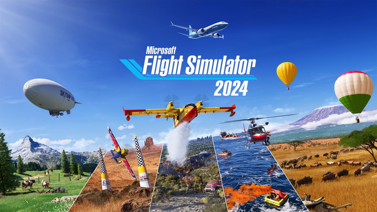 На ПК и Xbox официально вышел симулятор полётов Microsoft Flight Simulator 2024.  В игре можно начать карьеру пилота и покидать воздушное судно, чтобы свободно ходить. Игроки могут облететь детально воссозданную Землю, выполнять миссии, онлайн-испытания или просто фотографировать пейзажи и достопримечательности.  Физическое издание симулятора за $130 продаётся без диска. В коробке лежат ремешок в стиле ремня безопасности самолёта, а также значок с кодом игры.