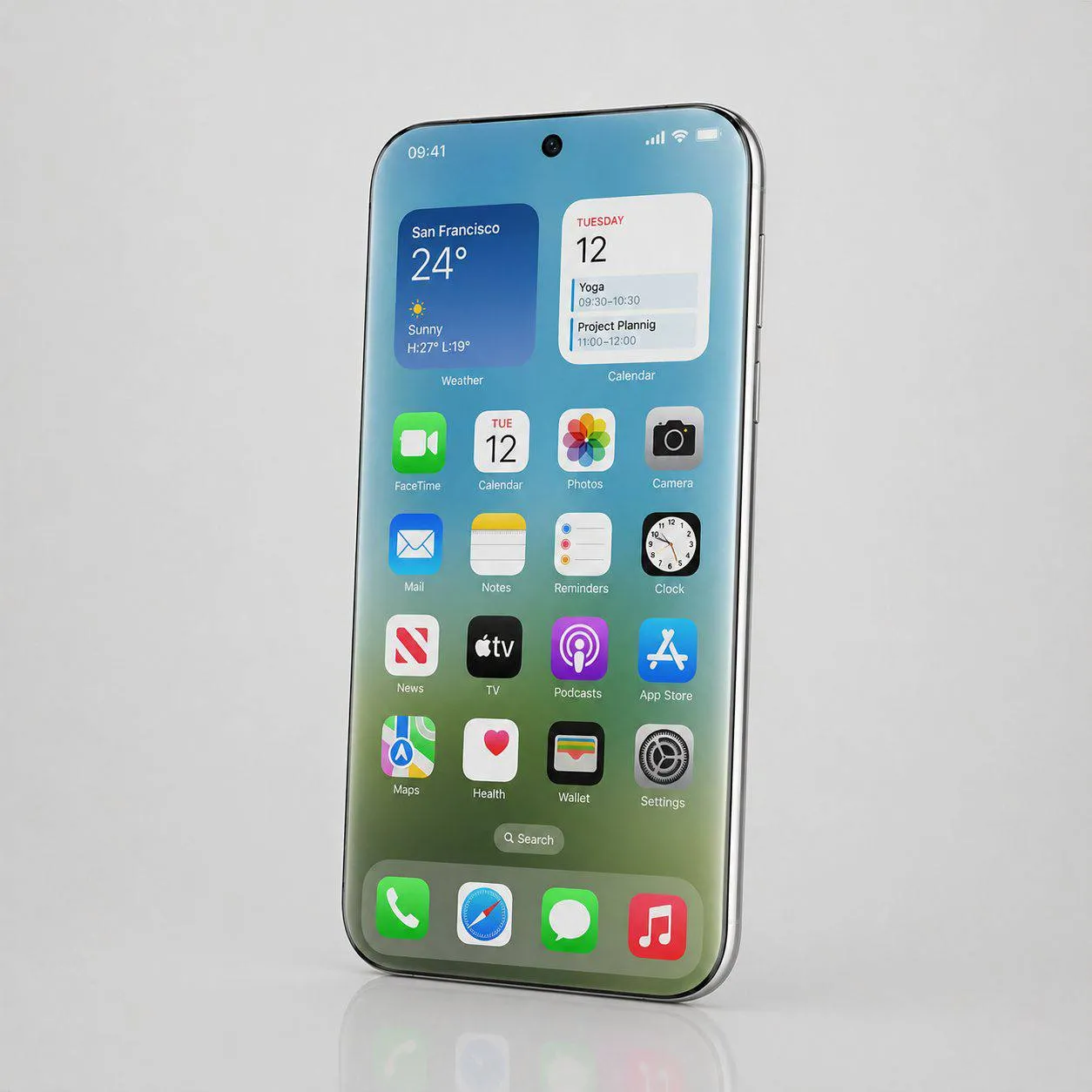 слухи Apple может назвать свой дисплей для юбилейного iPhone Liquid Glass Display Как утверждает инсайдер IceUniverse это будет не стандартный дисплей со скосами стекла и это также не похоже на решения с изогнутыми экранами на других смартфонах Сама кривизна может быть чрезвычайно тонкой а то что создаст визуальный эффект может быть сложной комбинацией оптического преломления света и тщательно спроектированной визуальной иллюзией Инсайдер показал свой вариант видения такого дисплея на устройстве на фото и добавил что итоговый вариант может быть таким где рамка практически исчезает из виду а при взгляде по краям устройства он будет показывать без искажений Этот дисплей создаст ощущение будто он течёт как жидкость но остаётся таким же чистым и прозрачным как стекло Это может быть совершенно новый язык дисплеев Ранее другие инсайдеры намекали что дизайн систем Apple с эффектом Liquid Glass лишь один из этапов который подводит к выпуску полностью стеклянного iPhone на 20 летие устройства которое будет в 2027 году