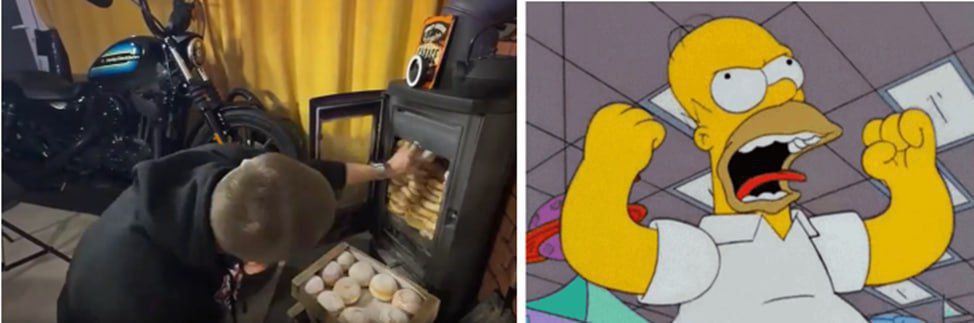 Открываются новые горизонты использования биотоплива Польский блогер поставил эксперимент показавший что отапливать жилье пончиками выгоднее чем например дровами В ходе эксперимента удалось поднять температуру в доме с 14 C до 22 C а тепло продержалось почти 5 часов 10 кг сгоревших сладких булочек обошлись блогеру в 12 злотых а равное по весу количество дров с аналогичной теплотворной способностью стоило бы 19 злотых ЗеленыйТролль