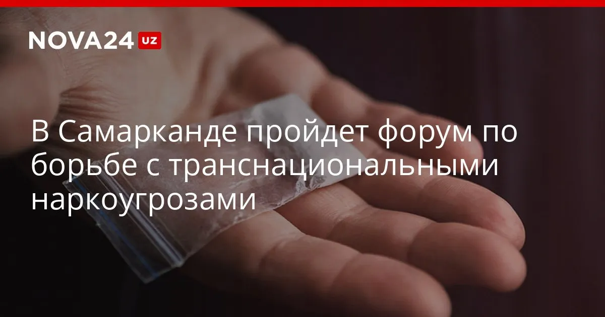 В Самарканде пройдет форум по борьбе с транснациональными наркоугрозами В мероприятии ожидается участие ООН Интерпола Евросоюза стран ШОС и СНГ а также ВТО nova24 uz 327378 YouTube Instagram Telegram
