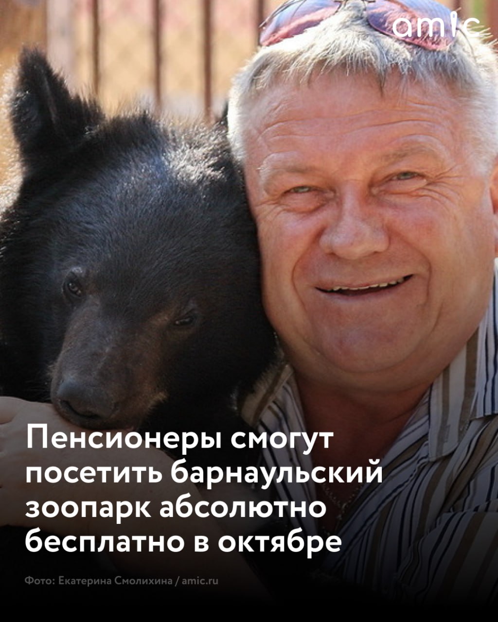 Барнаульский зоопарк в десятый раз организует акцию для пенсионеров С 1 по 12 октября включительно все посетители пенсионного возраста смогут пройти на территорию зоопарка бесплатно сообщили в администрации учреждения Для участия в акции необходимо предъявить пенсионное удостоверение при входе отметили в зоопарке Подписаться на amic ru