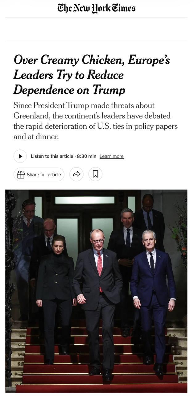 Европейские лидеры на экстренном рабочем ужине в Брюсселе подготовили тайный план противодействия Дональду Трампу В нем предлагается спокойно реагировать на будущие провокации американского президента и угрожать ввести ответные пошлины Также планируется работать над снижением военной и экономической зависимости Европы от США По данным The New York Times дискуссия продолжалась до раннего утра