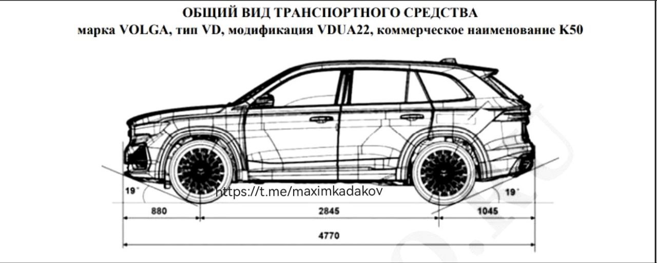 В России оформлено Одобрение типа транспортного средства на кроссовер Volga K50 сообщает Автопоток Заявитель Объединенный инженерный центр производитель Нижегородские легковые автомобили Журналист Максим Кадаков опубликовал скан из ОТТС на котором четко видно что речь идет о клоне Geely Monjaro Модель сертифицирована с полным приводом и бензиновым двигателем объемом 2 литра на 238 л с Он работает в связке с 8 диапазонным автоматом volga chinamashina news geely chinamashina news