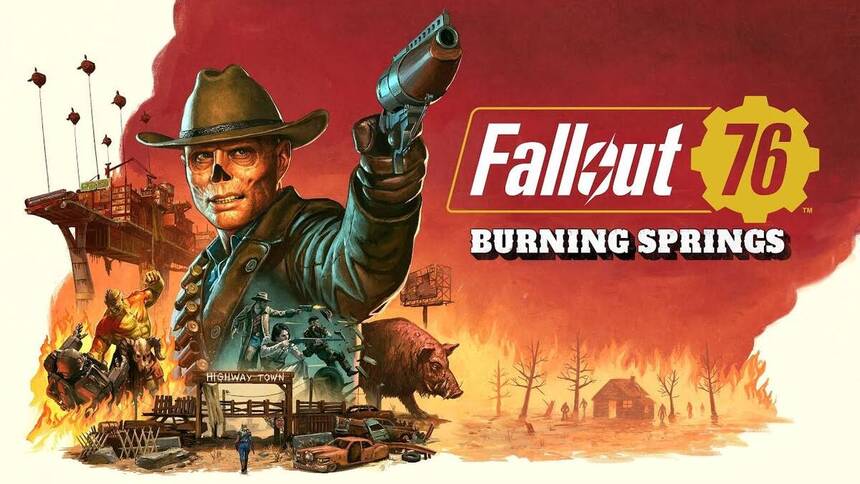 Fallout 76 получит обновление с новой локацией и Гулем из сериала от Amazon Компания Bethesda Softworks и студия Bethesda Game Studios анонсировали крупное бесплатное обновление для Fallout 76 под названием Burning Springs Апдейт не только расширит игровую карту но и введет в мир персонажа из популярного телесериала Fallout Подробнее