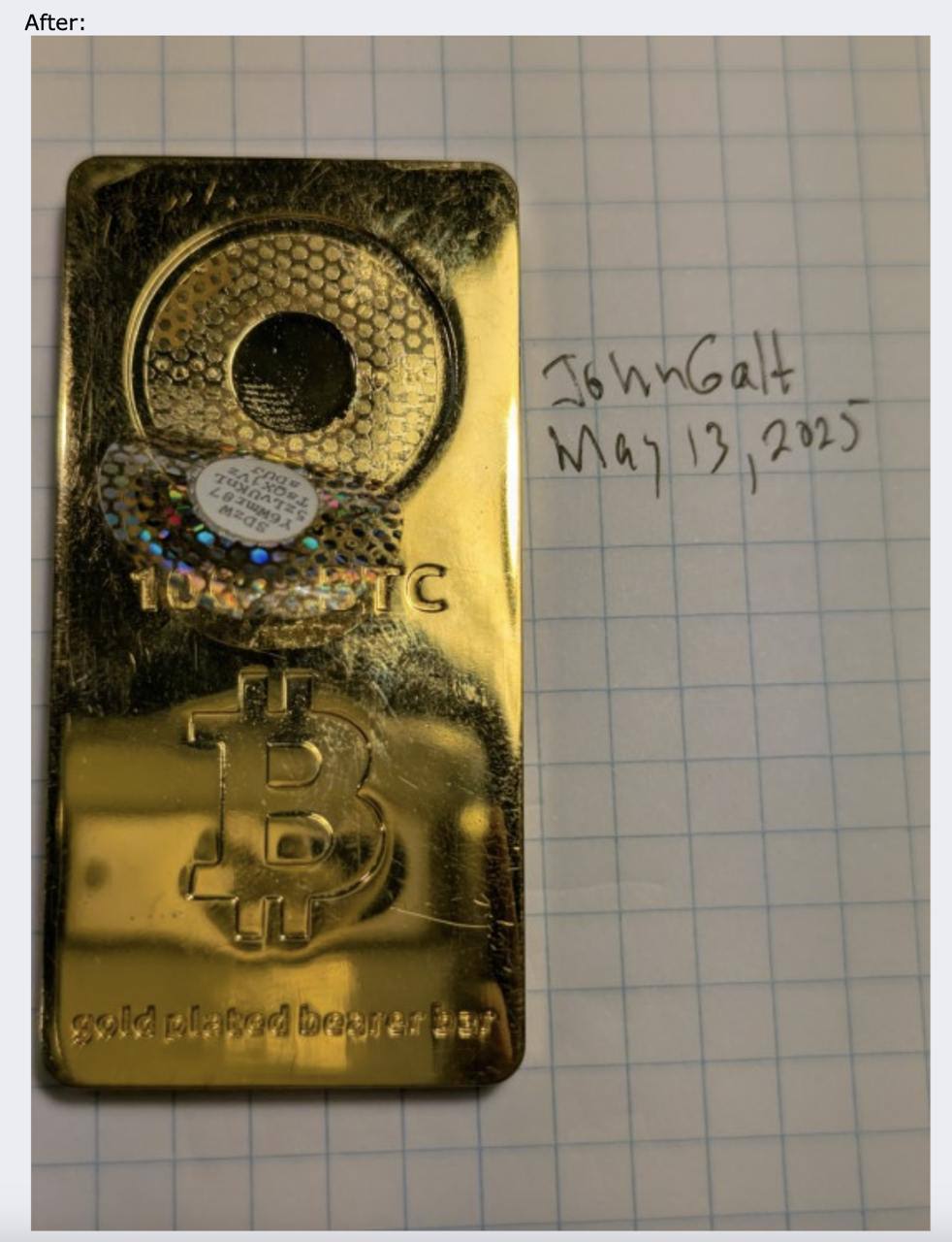 Из $500 в $10 млн: как одна биткоин-монета изменила жизнь  JohnGalt, пользователь Bitcointalk, купил физическую Casascius-монету с 100 BTC в 2012 году.  Спустя 13 лет, когда BTC подрос, он обналичил актив.  Монета, которую он долго не трогал из-за «музейной ценности», в итоге принесла ему $10 000 000.    Торгуй выгодно с Bybit   Денни про крипту   Подписаться