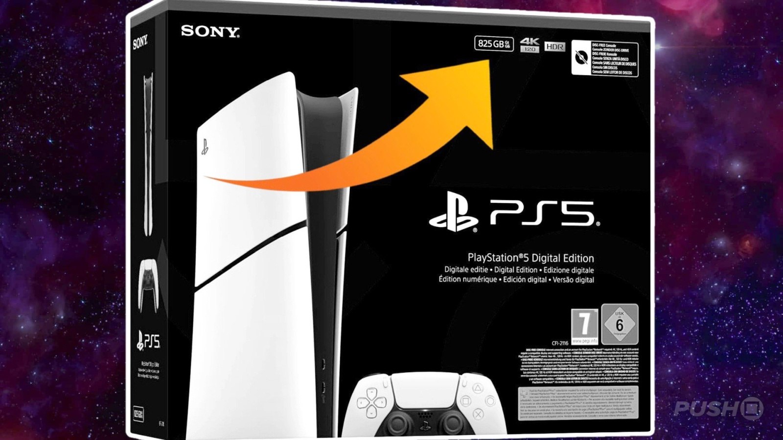 Шринкфляция добралась до Sony В PS5 Digital Edition уменьшился объём SSD Слухи о выпуске базовой модели PS5 с уменьшенным объёмом SSD подтвердились такая консоль уже доступна у европейских ритейлеров Ёмкость твердотельного накопителя в обновлённом устройстве снижена с 1 Тбайт до 825 Гбайт Предполагается что это сокращение объёма памяти поможет избежать очередного повышения цен на PS5 Sony не анонсировала это изменение и пока воздерживается от комментариев
