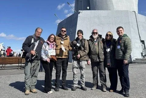 В Мурманске побывал путешественник из ЮАР продюсер и режиссёр Йоханес Баденхорст Город герой стал стартовой точкой большой экспедиции на грузовых автомобилях Урал по городам Российской Федерации