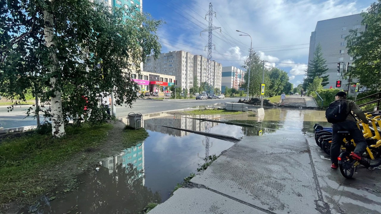 Сургутяне продолжают делиться метаморфозами, которые происходят с пешеходным переходом на Югорской Напомним, его затопило во время оттепели, и коммунальщики решили проблему — засыпали переход отработанной асфальтовой крошкой. Но, как показала практика и фото подписчика после дождя, решение оказалось недолговечным. Журналист СТВ направил запрос в мэрию. Интересно, как пешеходы проходили эту полосу препятствий Подписаться Прислать новость
