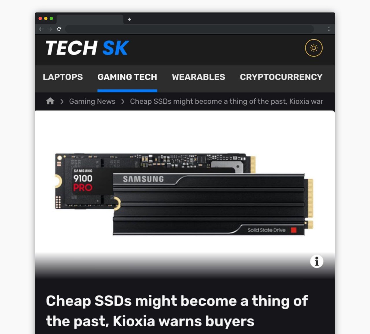 Бюджетные SSD ВСЁ Глава Kioxia подтвердил эра дешёвых накопителей закончилась а все диски запланированные на 2026 уже полностью выкупили ИИ гиганты Главная причина безумный спрос дата центров Корпорации боятся отстать и скупают ВСЮ память что дотянутся не оставляя шансов розничным покупателям Дефицит продлится минимум до 2027 года Цены на 1 ТБ уже подскочили в среднем на 50 а некоторые заказы даже ОТМЕНЯЮТ и повышают ценник в три раза Купить приличный терабайтник за 45 50 в ближайшие годы не получится Бежим за консолями пока не раскупили Источник НЕЙРО ПУШКА НОВОСТИ И ОБЗОРЫ НЕЙРОСЕТЕЙ