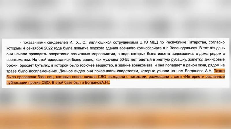 Существование «реестра противников СВО» подтвердили в Госдуме РФ   Ранее сотрудники Центра по противодействию экстремизму в Татарстане упомянули в одном из уголовных дел, что располагают сведениями о гражданах, которые выражали протест против СВО через пикеты или публикации в интернете.     Если правозащитники говорят, что не слышали об этом, «это не значит, что этой базы нет», заявил член комитета ГД по безопасности Андрей Альшевских изданию RTVI.  Материалы уголовного дела публикует ArbatMedia.  Переезд