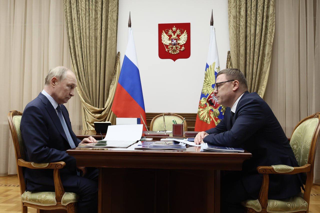 Алексей Текслер доложил Владимиру Путину о развитии Южного Урала Губернатор встретился с президентом в Магнитогорске.