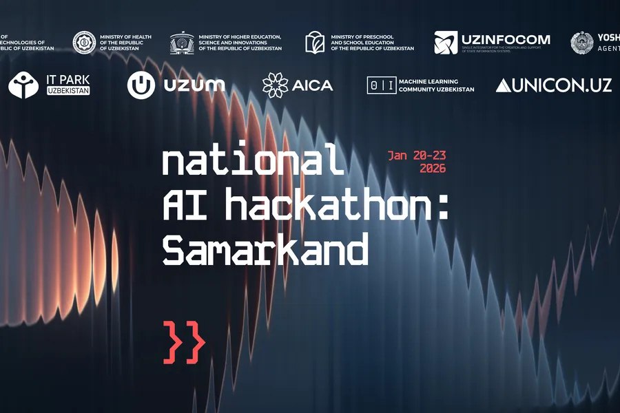 В Самарканде стартовал второй этап National AI Hackathon 400 участников и битва AI проектов С 20 по 23 января Самарканд станет центром цифровых инноваций здесь стартовал региональный этап национального хакатона по искусственному интеллекту Участники хакатона решают реальные задачи внедряя технологии ИИ в ключевые сферы жизни Основные направления работы команд  медицина улучшение диагностики и сервисов  кибербезопасность защита данных и предотвращение угроз  образование персонализация обучения  предпринимательство оптимизация бизнес процессов  социальная безопасность контроль над оборотом запрещенных веществ Первый этап National AI Hackathon стартовал в октябре 2025 года Марафон охватит все регионы Узбекистана и завершится грандиозным финалом в Ташкенте в декабре 2026 года где соберутся лучшие команды со всей страны Генеральный спонсор цифровая экосистема Uzum Проект поддерживают Министерство цифровых технологий Министерство здравоохранения Республики Узбекистан МВД Министерство высшего образования науки и инноваций Республики Узбекистан МДШО Агентство по делам молодежи Торгово промышленная палата IT Park Uzbekistan Uzinfocom UNICON AI Alliance а также сообщества AICA и ML Community ТГ канал uzbekvc