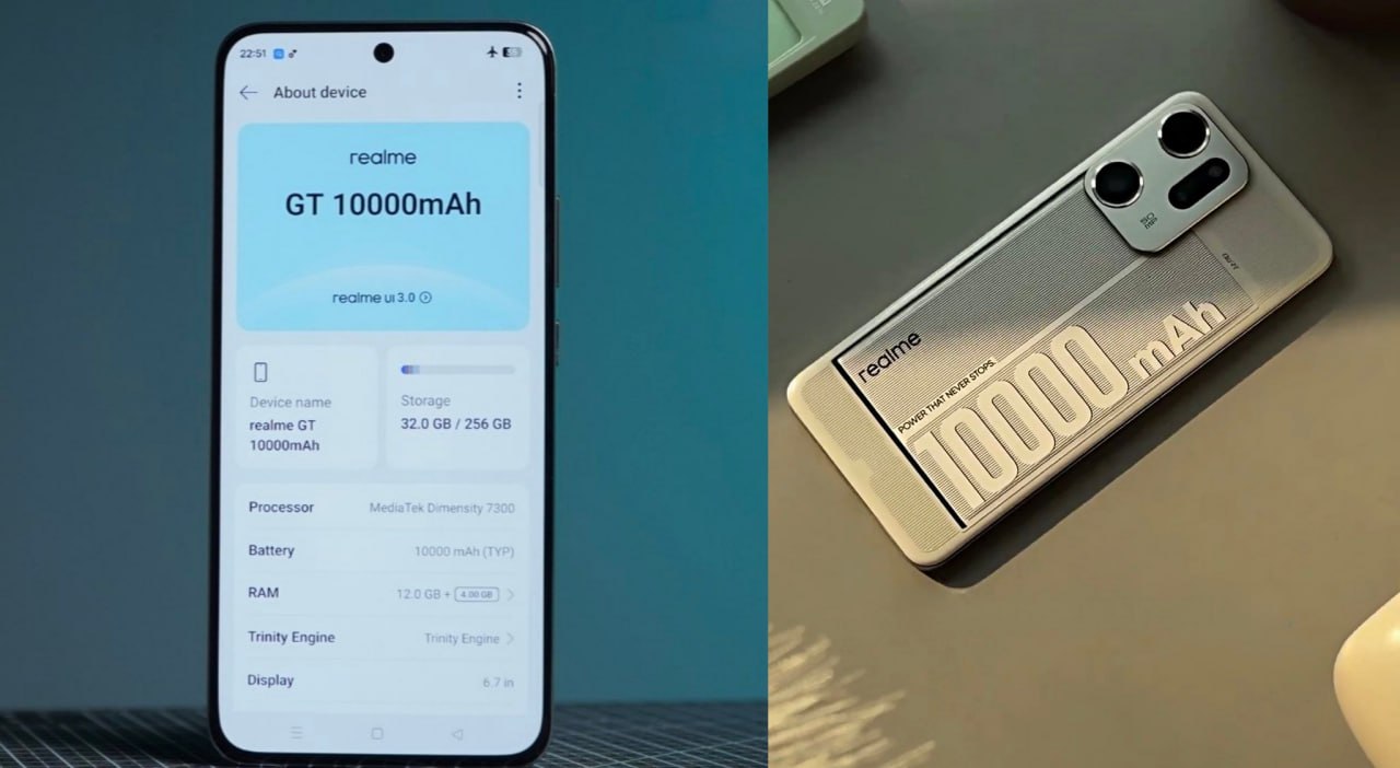 Монстр автономности: Realme показала смартфон с невероятной батареей на 10 000 мАч! Помните времена, когда мы радовались батарейке на 5000 мАч? Забудьте об этом! Китайский производитель Realme только что поднял планку автономности до невиданных высот, представив новый смартфон серии GT с гигантской батареей ёмкостью 10 000 мАч! Несмотря на такой внушительный аккумулятор, устройство сохраняет толщину всего 8,5 мм и весит чуть больше 200 граммов. Это настоящий инженерный подвиг, учитывая размеры батареи! Как им это удалось? Realme использует аккумулятор с ультравысоким содержанием кремния в аноде доля кремния составляет 10% и впечатляющей плотностью энергии 887 Вт·ч/л. Компания также разработала специальную архитектуру под названием «Mini Diamond Architecture» для внутренних компонентов, освобождая место для массивной батареи. Ещё одна интересная деталь — в новинке установлена «самая узкая в мире материнская плата» шириной всего 23,4 мм. Такой подход к компоновке позволил втиснуть огромный аккумулятор в относительно тонкий корпус. По данным Realme India, эта мощная батарея дебютирует в серии Realme GT 7, которая скоро появится на индийском рынке. Хотя точная дата запуска пока не объявлена, устройства уже засветились в бенчмарке GeekBench. Ожидается, что GT 7 будет работать на процессоре MediaTek Dimensity 9400 Plus, а модификация GT 7T получит чипсет Dimensity 8400. Оба смартфона должны поставляться с оболочкой realme UI 6.0 на базе Android 15.
