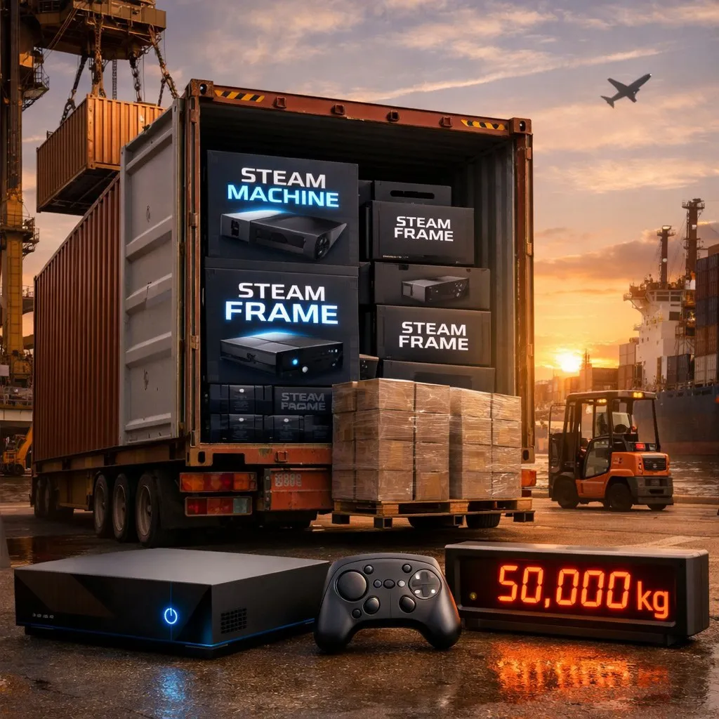 Valve импортировала 50 тонн игровых консолей всего за два дня Согласно данным о импорте компания привезла эти консоли в США в период с 30 апреля по 1 мая Есть основания полагать что в контейнерах находятся новые Steam Machine или Steam Frame а не просто дополнительная партия портативной консоли Steam Deck Ожидания по запуску Steam Machine продолжают расти PRO AI OFFICIAL