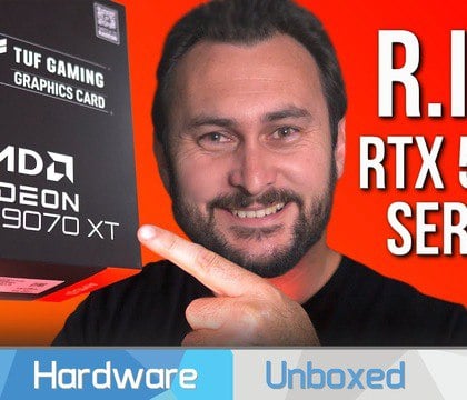 Hardware Unboxed сравнил Radeon RX 9070 XT с RTX 5070 Ti в 18 играх с разрешениями 1440р и 2160р  Авторы YouTube-канала Hardware Unboxed опубликовали независимый обзор свежей видеокарты Radeon RX 9070 XT. Они проверили возможности новинки в 18 актуальных играх с разрешениями Quad HD и Ultra HD, а затем сравнили полученные результаты с показателями других популярных видеокарт.  Читать далее