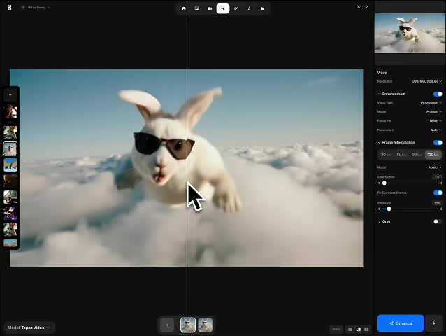 KREA внедряет новый апскейлер от Topaz для улучшения видео до 8K и 120 FPS