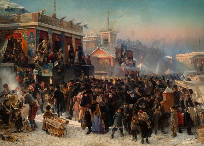 Выставка Русская традиция откроется 13 декабря в Санкт Петербурге в Русском музее Посетители Корпуса Бенуа смогут увидеть шедевры живописи Кустодиева Венецианова Маковских и других мастеров