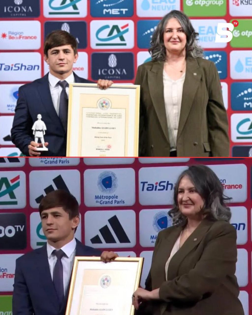 Мухиддин Асадуллоев стал Восходящей звездой 2025 года Таджикский дзюдоист получил заслуженную награду от Международной федерации на Grand Slam Paris сообщает Варзиш ТВ Поздравляем спортсмена и желаем новых побед Читать SputnikТj в MAX