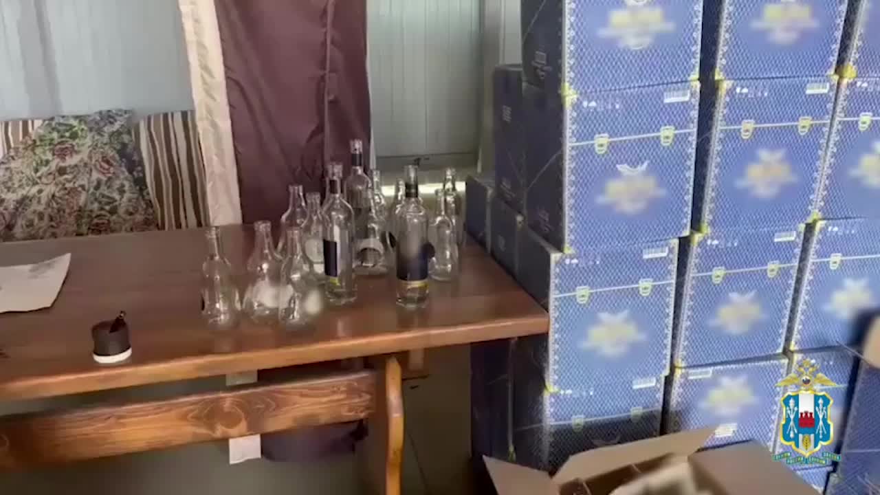 В Ростовской области пресечено производство контрафактного алкоголя на 5 миллионов рублей