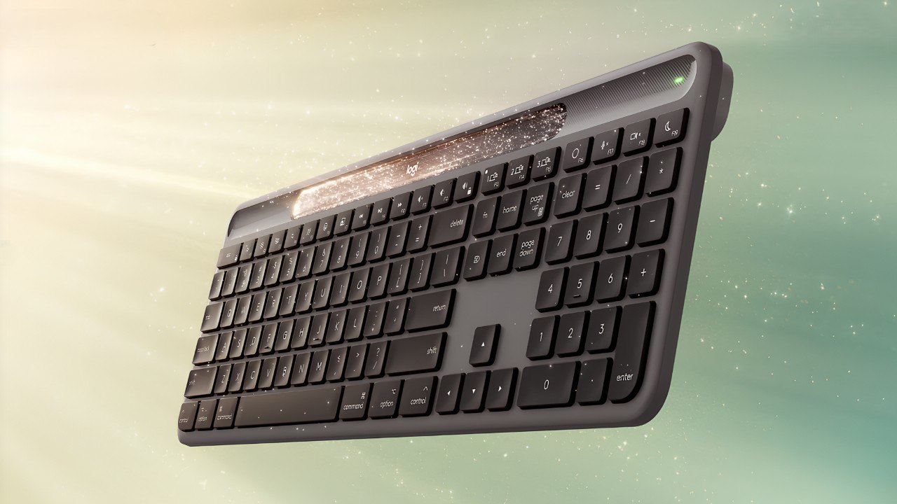 Ясный мой свет ты заряди мне Logitech представила клавиатуру Signature Slim Solar K980 которая полагается только на солнечную энергию для зарядки нет даже USB порта Полного заряда хватит на 4 месяца использования даже в полной темноте а для понимания заряжается клавиатура или нет есть светодиод От лампочки тоже можно зарядить В остальном привычная клавиатура компании с подключением к трём устройствам настраиваемой панелью функциональных клавиш и AI кнопкой запускающей Copilot или что то другое Клавиатура уже в продаже по 100 долларов 8400 рублей rozetked me news 41717