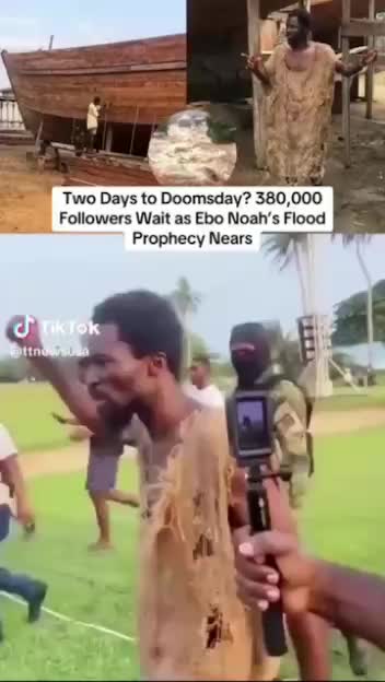 В Гане арестован самопровозглашенный пророк Эбо Ной после не состоявшегося Второго Потопа
