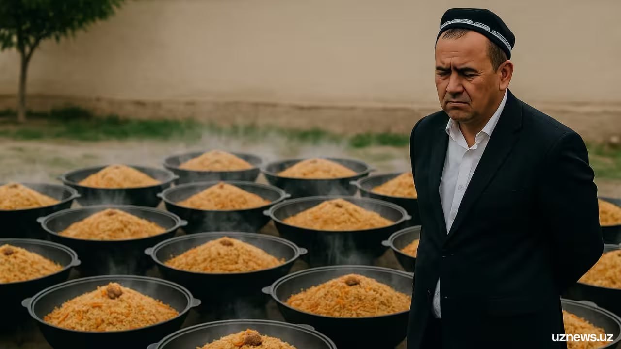 В Кашкадарье оштрафован мужчина приготовивший 14 казанов свадебного плова 31 летний гражданин превысил норму приготовления свадебного блюда за что его привлекли к административной ответственности uznews uz ru news 104625 uznews