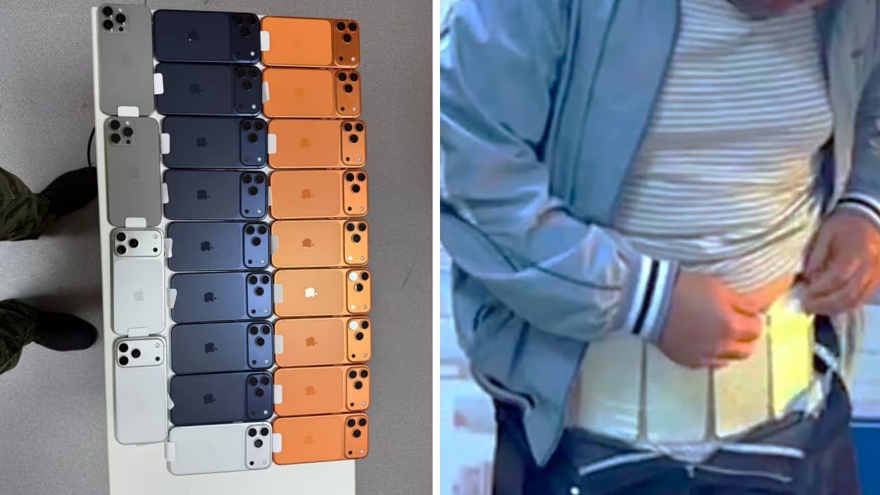 Таможенники пресекли попытку незаконного ввоза iPhone 17 на полмиллиарда сумов Мужчина следовавший из Казахстана в Узбекистан скотчем примотал телефоны к животу и пытался незаконно их провезти   uznews uz ru news 105000 uznews