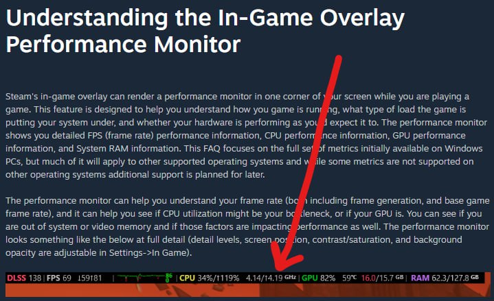 Ну наконец-то. Бинго! В бета-версии Steam появился расширенный монитор ресурсов системы. Помимо частоты кадров можно будет выводить на экран загрузку процессора, видюхи, памяти, температуру GPU. В общем - в Steam теперь есть точнее, в полной версии еще только появится упрощенный вариант специализированных ресурс-мониторов. Сколько раз с друзьями и знакомыми обсуждали, что давно пора все это добавить, потому что с окнами сторонних утилит вечно какая-нибудь эпидерсия приключается. Свершилось.