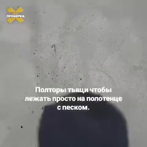 В Адлере туристам предлагают арендовать тень на пляже за 1,5 тыс. рублей