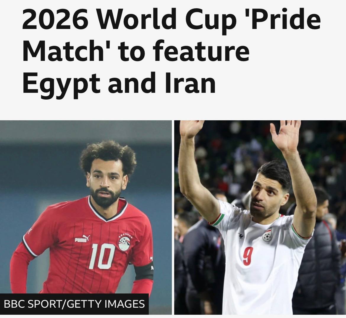 На ЧМ 2026 по футболу в США должен состояться Pride Match посвященный поддержке ЛГБТ Правда в дату на которую он запланирован 26 июня жеребьевка определила матч между Ираном и Египтом Подобное может караться тюрьмой или даже смертной казнью в этих странах признана экстремистской организацией и запрещена на территории РФ investingcorp