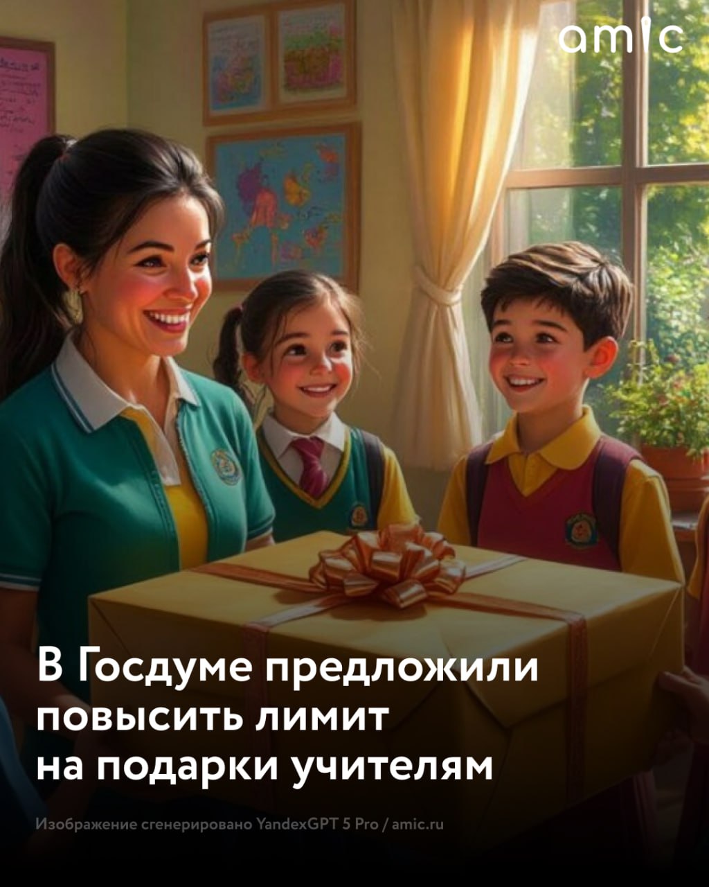 В России могут увеличить лимит стоимости подарков учителям С таким предложением выступила первый заместитель председателя комитета Госдумы по защите семьи Татьяна Буцкая пишет РИА Новости Действующая норма закреплена в статье 575 Гражданского кодекса которая устанавливает максимальную стоимость подарка в 3000 рублей Однако я считаю что данная норма устарела заявила депутат По ее словам лимит был уместен в начале 2000 х годов когда его вводили но сейчас не отвечает экономическим реалиям Буцкая отметила что соответствующий законопроект находится в разработке Парламентарий также напомнила формальное правило чтобы впоследствии не возникало вопросов чек от подарка стоимостью до 3000 рублей лучше сохранять Подписаться на amic ru   Мы в Max