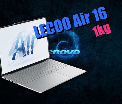 Lenovo представила 16 ноутбук Lecoo Air 16 весом 1 кг не первый в мире вопреки заявлению Lenovo представила ноутбук Lecoo Air 16 По утверждению компании это предположительно первый в мире 16 дюймовый лэптоп весом всего 1 кг и толщиной около 1 см Модель позиционируется как доступное решение под брендом Lecoo ориентированным на бюджетные устройства