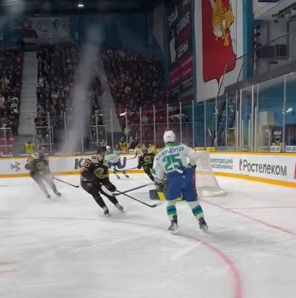 Салават Юлаев победил Северсталь в гостях со счётом 2 1 Команда из Уфы одержала свою 700 победу в истории КХЛ