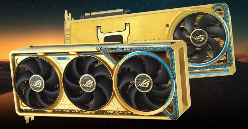 Компания Asus представила новую версию своей флагманской видеокарты GeForce RTX 5090 ROG Astral в исполнении Dhahab Edition!  Видеокарта в форме слитка золота. С арабского «dhahab» означает «золото».       PX GAME Нужен компьютер? пиши    Присоединяйся в наш чат