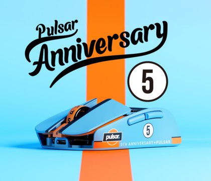 Pulsar выпустила мышь-обрубок X2F 5th Anniversary Edition для самых требовательных геймеров В ассортименте бренда Pulsar появилась игровая мышка X2F 5th Anniversary Edition, в разработке которой принимали участие профессиональные геймеры. Аксессуар необычно выглядит и весит всего 38 г при размерах 87,5 × 61,1 × 31,6 мм. Хват у мышки исключительно пальцевой. Читать далее