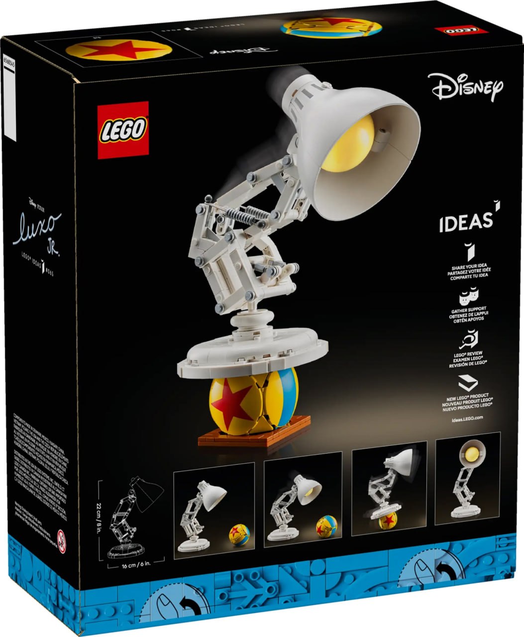 LEGO выпустила набор с «Люксо–младшим» из заставки Pixar Он поступит в продажу 1 июня по цене в 69 долларов — предзаказ уже открыт на сайте LEGO. Набор состоит из 613 деталей, размеры лампы: 29 × 14 × 11 см. Набор вошёл в серию LEGO Ideas, для которой идеи предлагают и выбирают фанаты. #lego #вмире Подпишись — Минская правда MLYN.by
