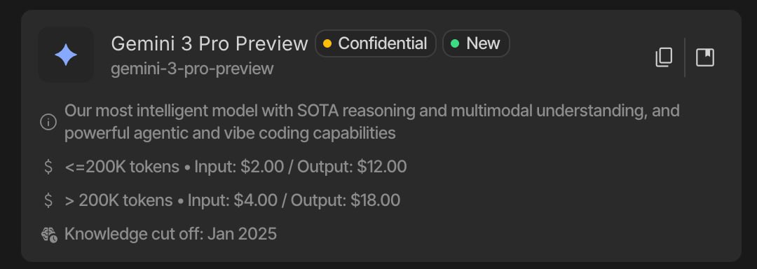 Google представила бесплатную модель Gemini 3 Pro Технологический гигант Google анонсировал новую усовершенствованную модель Gemini 3 Pro которая доступна пользователям без оплаты Тестировать новинку можно уже сейчас в AI Studio Не забудьте воспользоваться VPN для доступа TechGPTNews