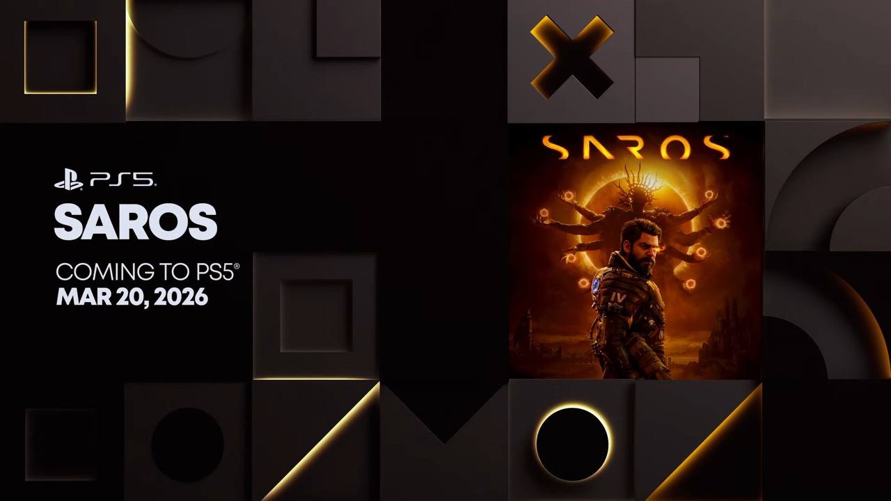 ОФИЦИАЛЬНО Новая игра студии Housemarque под названием Saros выйдет 20 марта 2026 года на PlayStation 5 GPX Подписывайся