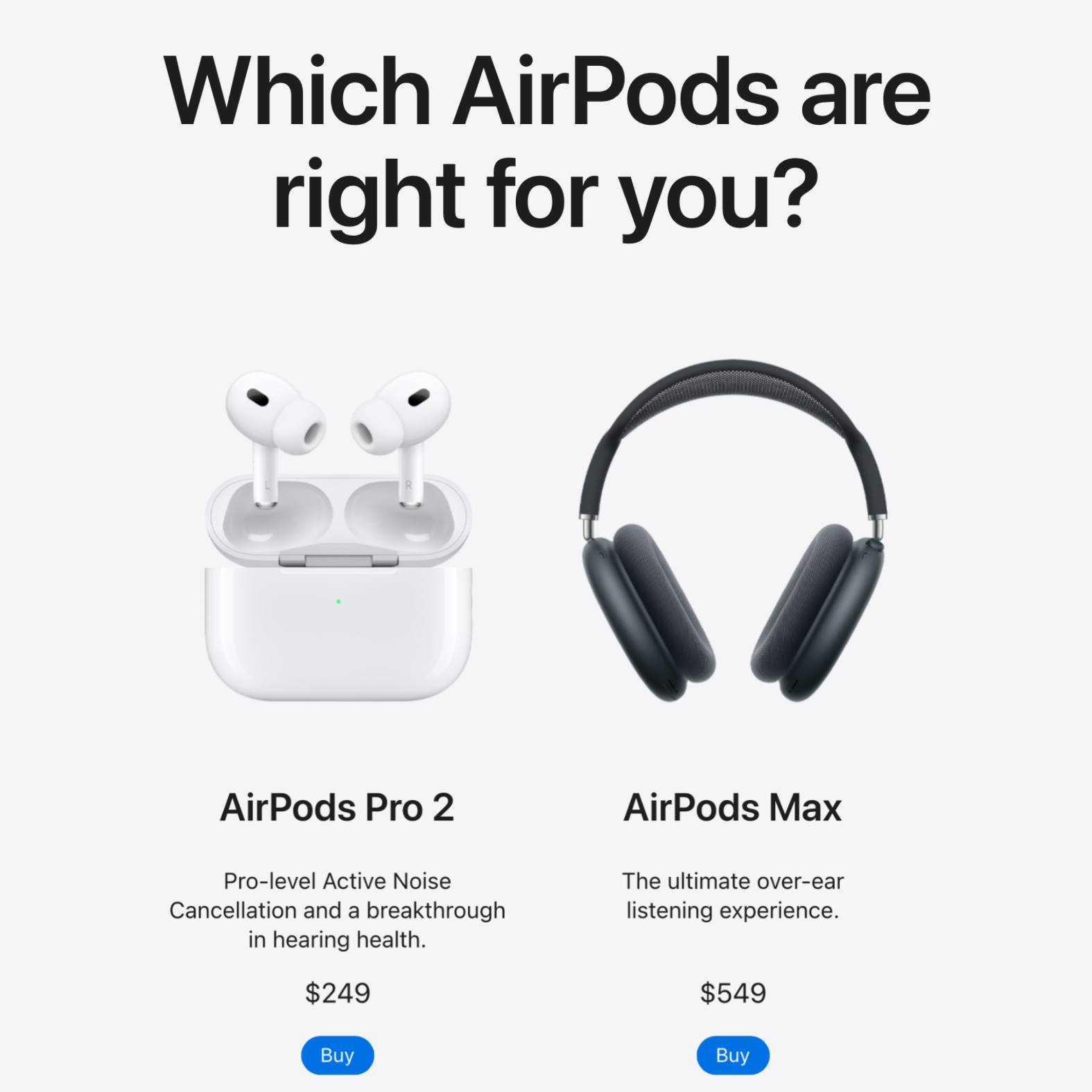 слухи от Марка Гурмана AirPods Max продаются недостаточно чтобы Apple их обновляла а AirPods Pro 3 выйдут уже этой осенью По данным инсайдера показатели продаж AirPods Max на протяжении нескольких лет включая версию Lightning и USB C показывают что наушники находятся в необычном рыночном положении они слишком популярны по меркам Apple чтобы прекратить их продавать но в то же время они недостаточно популярны чтобы компания инвестировала в создание новой версии По сути Apple перевыпустила AirPods Max в новых цветах и с портом USB C только из за требования ЕС продавать устройства с этим портом а в остальном надобности их обновлять технически в компании не видели Что же касается других наушников AirPods Pro то их как раз обновят уже этой осенью Вместе с новыми iPhone WATCH Vision Pro iPad Pro HomePod mini и tv 4K компания в ближайшие месяцы должна выпустить AirPods Pro 3 го поколения утверждает инсайдер Bloomberg Основная фишка новых наушников мониторинг сердечного ритма подобно тому как это устроено в PowerBeats Pro 2 а также можно ожидать функцию живого перевода