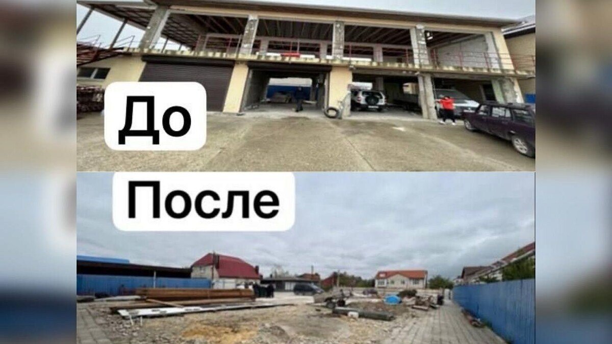Чаще всего говорим о борьбе с самостроями на территории Сочи. Но в других городах края такая работа тоже ведется. На этом коллаже станица Анапская это пригород Анапы . Здесь были ликвидированы три незаконные капитальные постройки. Суд вынес такое решение, а привел в исполнение его сам собственник. Специалистам, прибывшим на место, лишь оставалось зафиксировать этот факт. Но не всегда такие истории проходят так же гладко, ой не всегда...