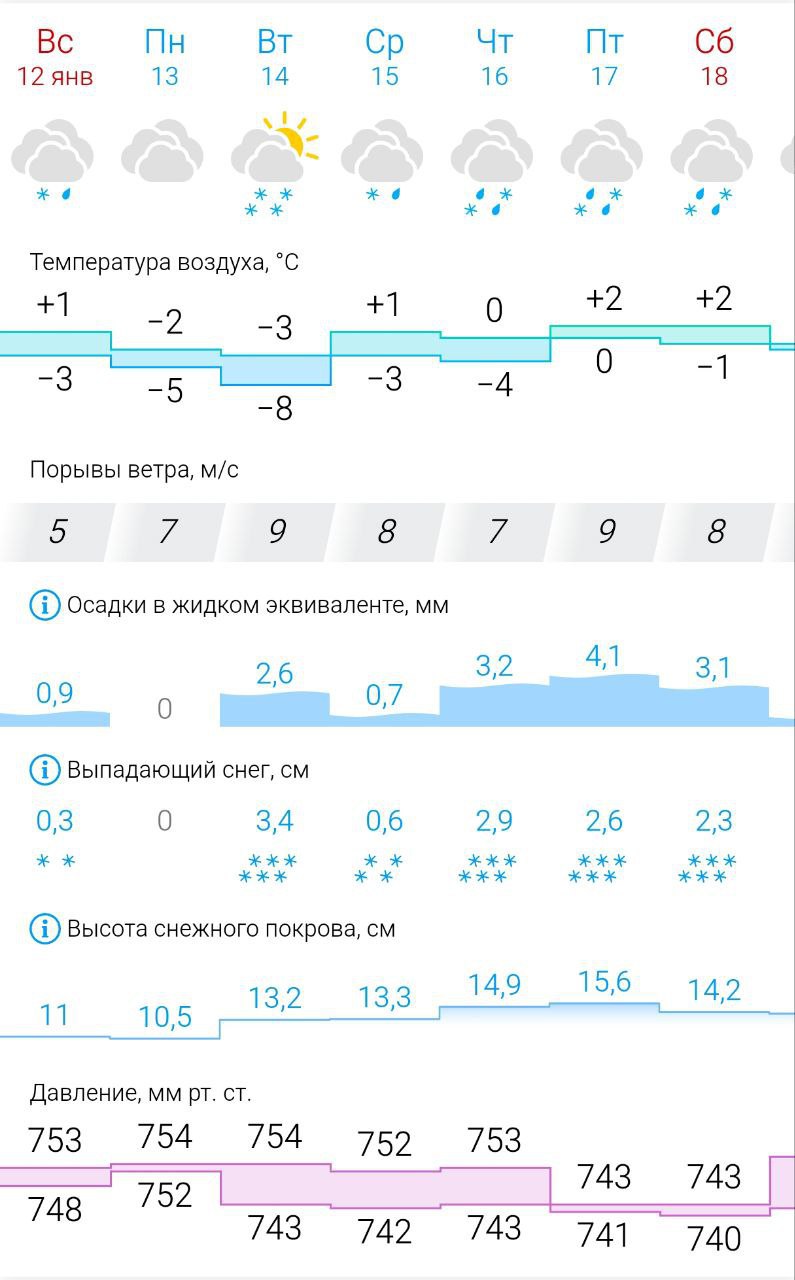 Погода в ближайшую семидневку вновь будет заметно отличаться от климатической нормы  В области продолжатся температурные качели, а жителей ждет сильная гололедица и дождь, изредка сменяющийся мокрым снегом.  Под угрозой и крещенские купания - по предварительным прогнозам в ночь на Крещение температура воздуха едва опустится ниже ноля.   По прогнозам федеральных синоптиков, ждать настоящей русской зимы в этом году не стоит в принципе - температура продолжит находиться около нулевых значений, а весна наступит значительно раньше обычного.   Подписаться   Прислать новость