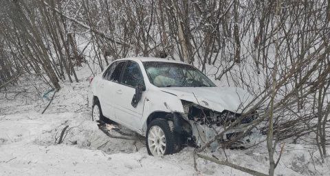 Два человека пострадали в ДТП в Оричевском районе  15 февраля в 14:30 на 41 километре автодороги Киров-Советск-Яранск столкнулись две легковушки: Toyota и Лада.   В результате происшествия двое человек получили травмы.