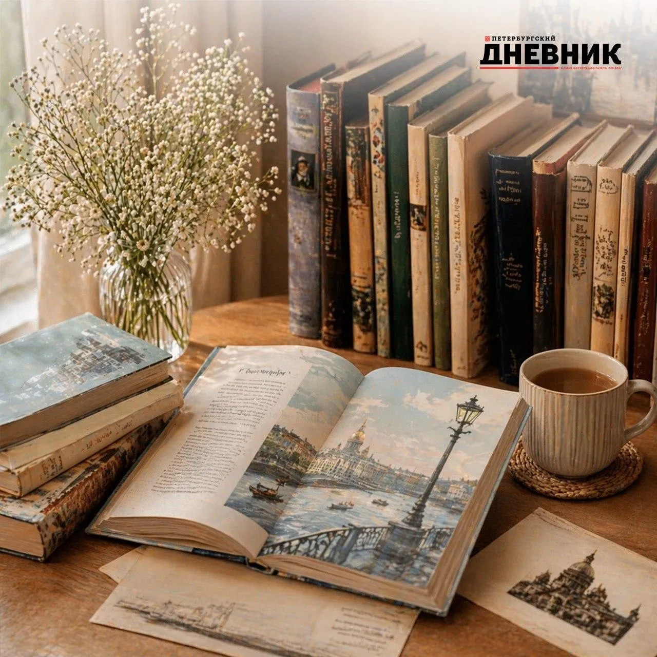23 апреля Всемирный день книги и авторского права Сегодня праздник всех кто пишет издаёт и конечно читает Книги это удовольствие знания и целые миры а авторское право уважение к тем кто эти миры создаёт Отмечать советуют просто взять в руки хорошую книгу подарить её кому нибудь или заглянуть в библиотеку А можно прямо сейчас поделиться какие книги читаете вы Бумажные Электронные   Аудиокниги Фото DALL E Подписаться на Петербургский дневник в МАКС