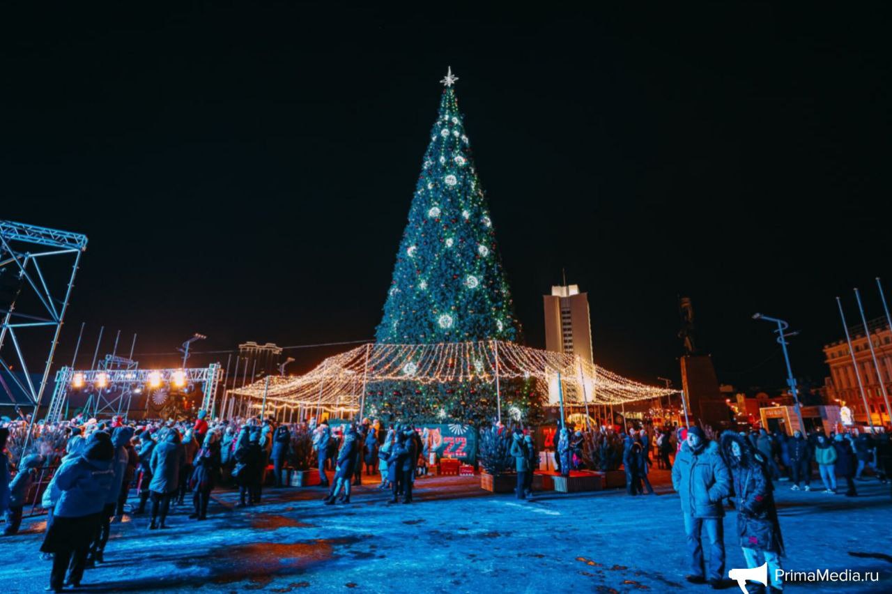 Монтаж новогодней елки во Владивостоке начнется 21 ноября Планируется что 20 метровая красавица украсит новогодний городок уже в первой половине декабря Также в этом году на праздничной площади будут работать каток различные фотозоны фудкорт ярмарка ремесленников и другие локации В ближайшее время в городе также начнут украшать фасады зданий витрины магазинов разные улицы города украсит праздничная иллюминация Новогодние елки также планируют установить в городских скверах и парке культуры и отдыха им Лазо НовыйГод2026   PrimaMedia в       подпишись 18
