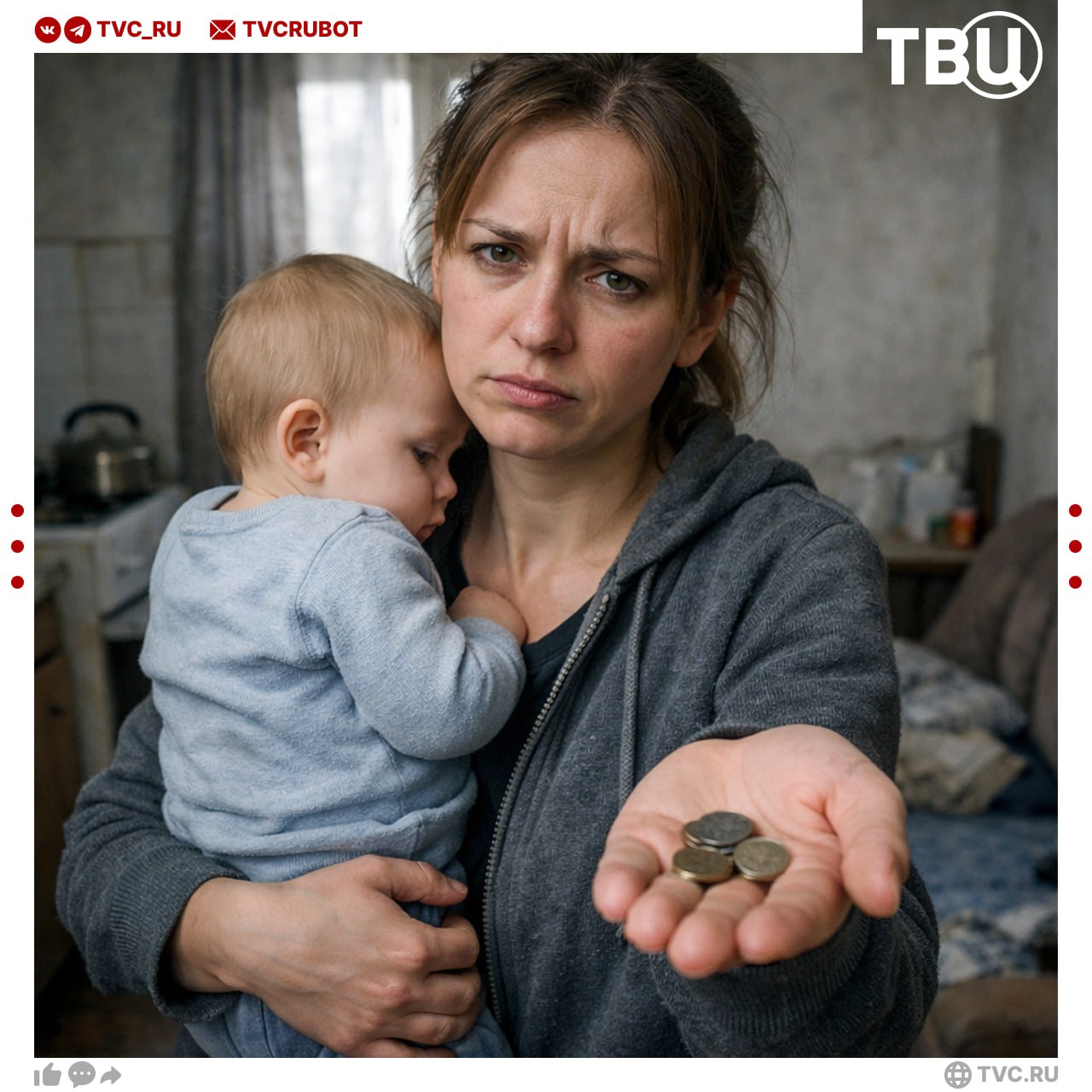 Россиянки не рожают из за жадности заявила президент фонда Женщины за жизнь Наталья Москвитина Она призвала женщин заводить детей несмотря на трудности с деньгами карьерой и маленькой жилплощадью Основная проблема с демографией вызвана даже не комфортом а нашей жадностью отметила Москвитина Подписаться на ТВЦ в MAX Согласны