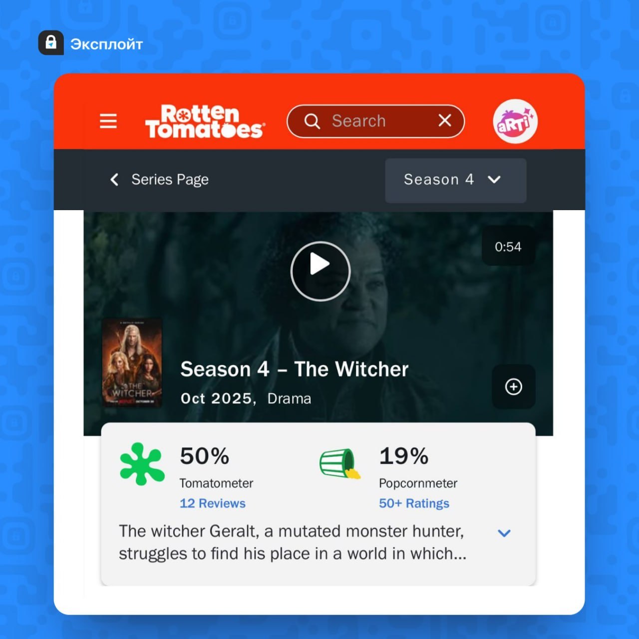 Ведьмак разочаровал зрителей Новый сезон сериала Ведьмак получил всего 19 свежести вызвав волну критики Зрители недовольны сюжетом диалогами хореографией и отсутствием глубины Вместо мрачного фэнтези авторы предложили подростковый сериал с рваным сюжетом который можно смотреть не отвлекаясь от соцсетей Новый Ведьмак это ужасная дешевая копия В истории полно нюансов и поворотов характерных для детского шоу Можно сказать что её написал ИИ но современные модели GPT справились бы лучше Netflix остановись   Илон Маск