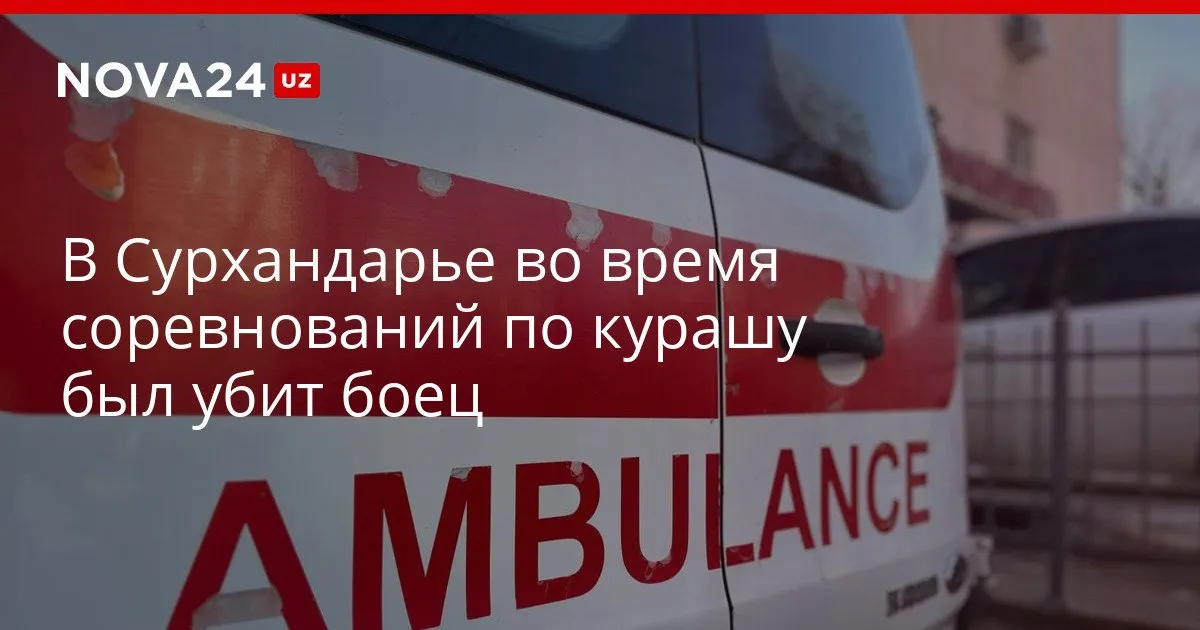 В Сурхандарье во время соревнований по курашу был убит боец Причиной конфликта стал проигрыш одного из спортсменов nova24 uz 329682 YouTube Instagram Telegram