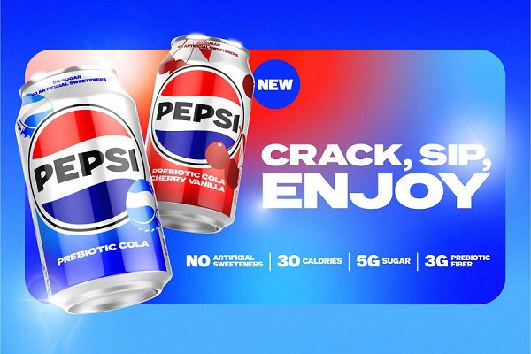 PepsiCo представила колу с пребиотиками Американская компания впервые за 20 лет изменила состав напитка. Об этом говорится в её пресс-релизе. Новая кола без искусственных подсластителей, она содержит 3 г пребиотической клетчатки и 5 г тростникового сахара, её калорийность — 30 ккал. Уточняется, что продажи напитка онлайн начнутся этой осенью. В розничных магазинах кола появится в начале следующего года. Подпишись на «Говорит Москва»