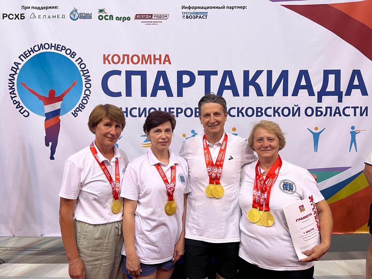 Спортсмены АО «НПК «КБМ» холдинга «Высокоточные комплексы» в составе команды городского округа Коломна стали победителями 9-й Спартакиады пенсионеров Московской области. Соревнования прошли на спортивных площадках Конькобежного центра «Коломна». В мероприятии приняли участие свыше 400 представителей более 40 муниципальных образований и городов Подмосковья. В команде Коломны из восьми участников в КБМ работает ровно половина. Сотрудники предприятия заняли призовые места или вошли в первую пятёрку по плаванию, стрельбе, дартсу, бегу на 1 000 метров. В общекомандной эстафете у коломенских спортсменов уверенное первое место. Организаторами соревнований выступили Союз пенсионеров Подмосковья и Министерство физической культуры и спорта Московской области. Поздравляем наших спортсменов и желаем им так же хорошо выступить в составе сборной команды Московской области на 10-й Спартакиаде пенсионеров России в Тюмени осенью 2025 года.